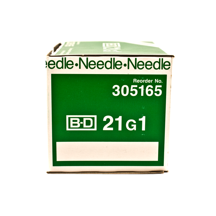 305165 needle for b12 injection BD Needle, 25G x 5/8", Hypodermic, 100/Box, 305122 BD PrecisionGlide 21 G x