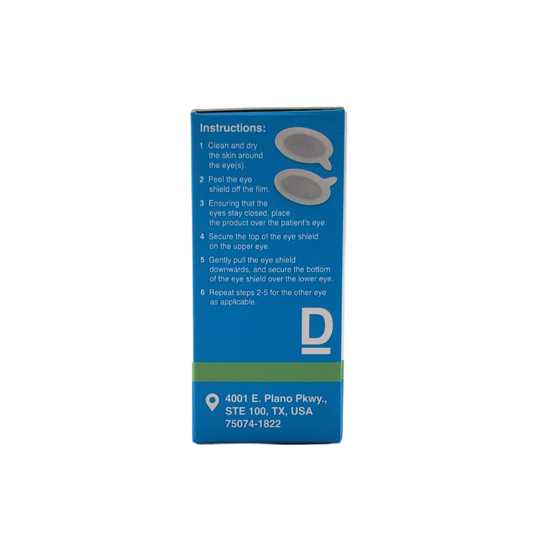 Delasco Laser Eye Shields - FDA Class 1 Eye Protection for Laser, IPL, and LED Procedures 50/Box
