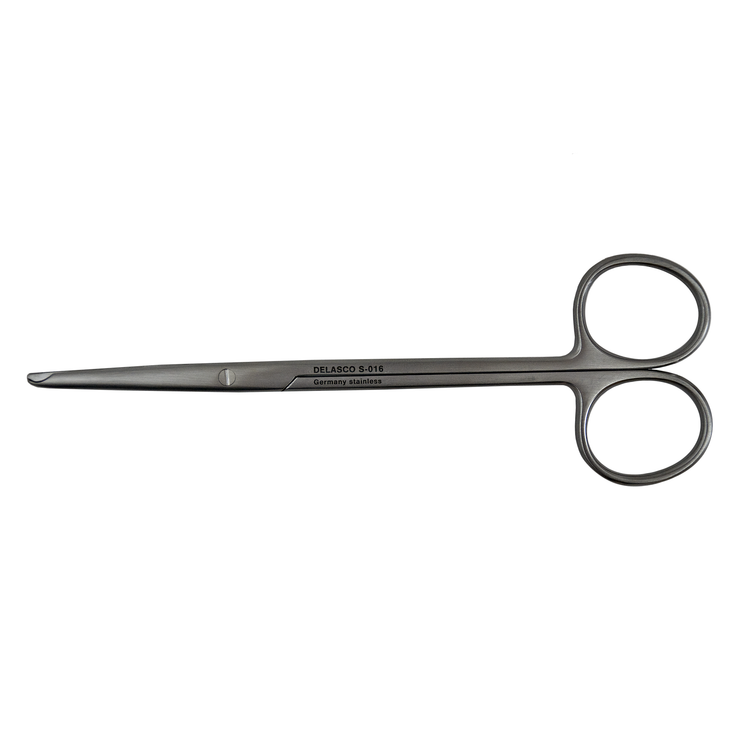 Delasco S-016 Buck Suture Scissors, (14.5cm) 5 3/4" , Straight, Stainless Steel