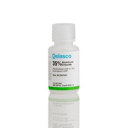 Delasco AC/35/70/1 Aluminum Chloride 35% in Isopropanol 70% 1 oz