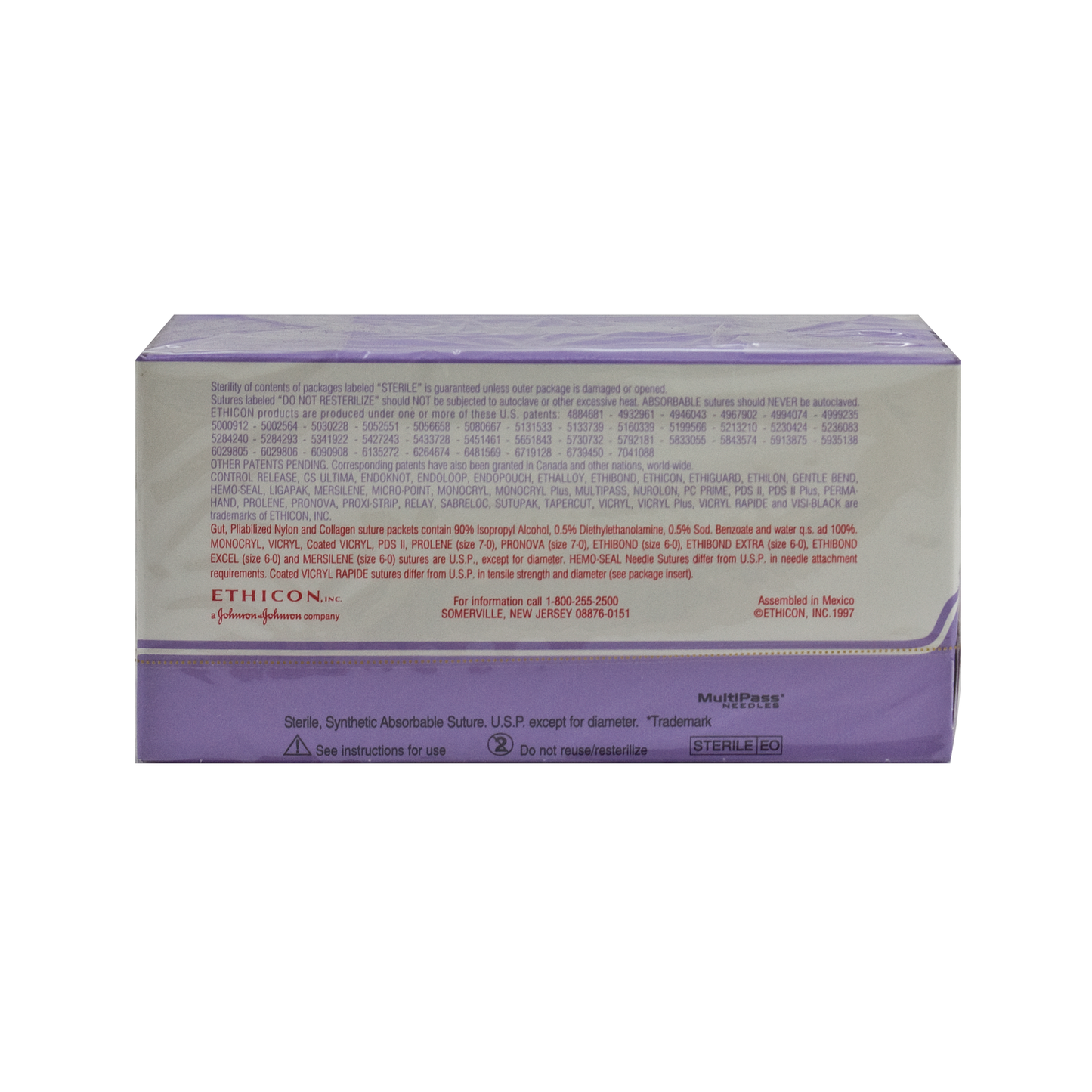 Ethicon J492G Coated Vicryl Suture , Polyglactin 910, Braided, 6-0, Absorbable, P-3, Undyed, 18"