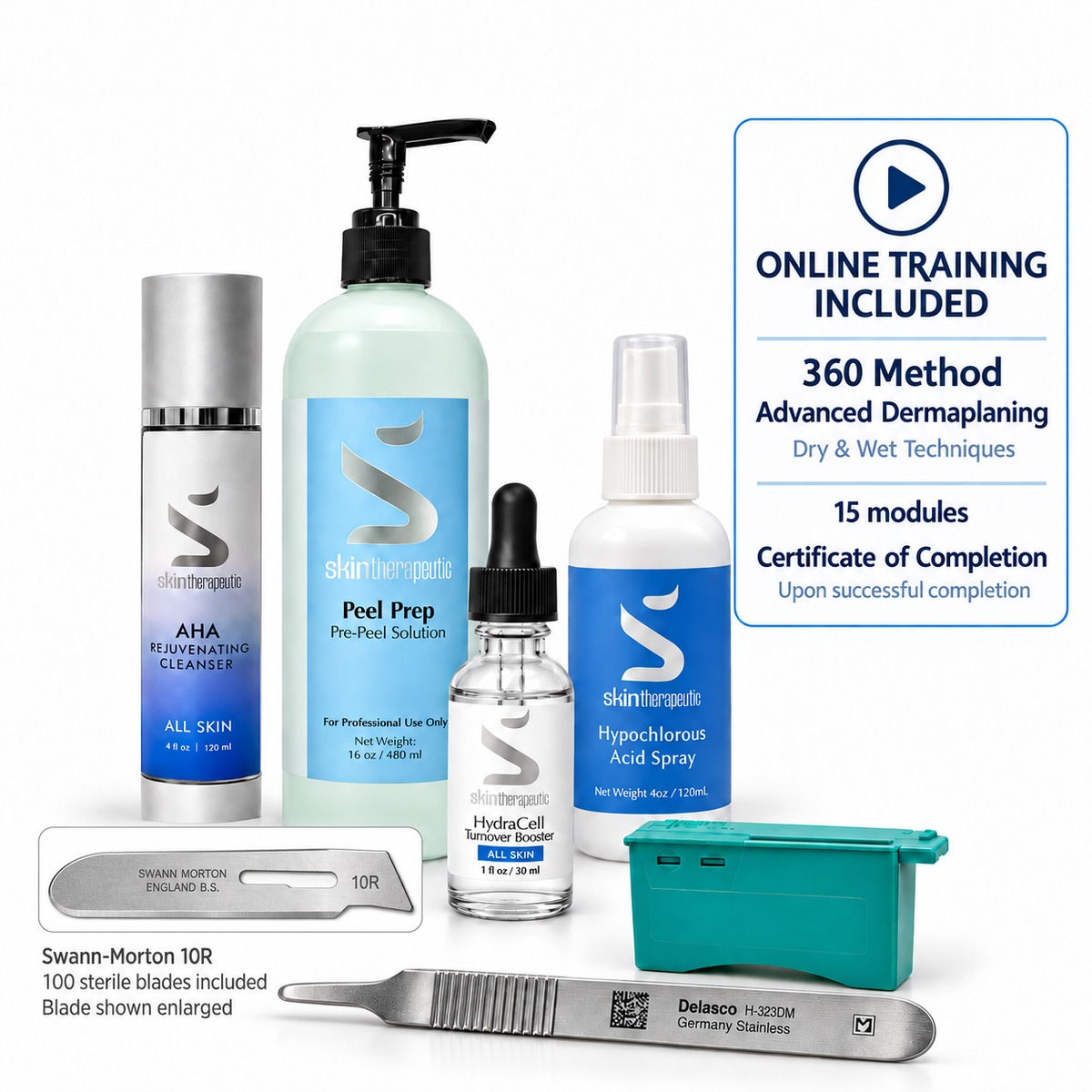 Dermaplaning Training and Starter Kit Bundle  - Swann Morton