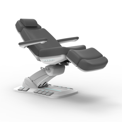 Silverfox Swivel Facial Bed with Handheld Remote and Foot Controls