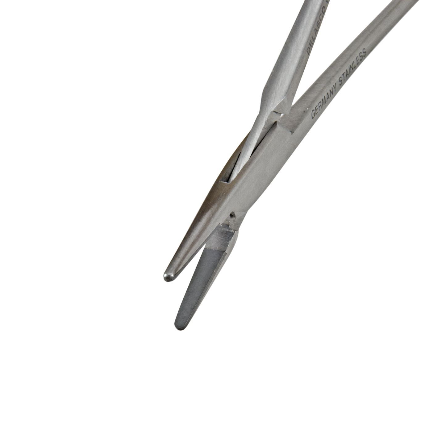 Delasco WH-92 Halsey needle holder, smooth jaws, tungsten carbide