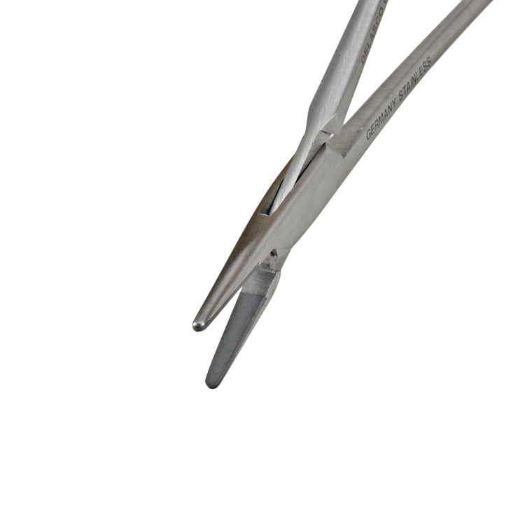 Delasco WH-92 Halsey needle holder, smooth jaws, tungsten carbide