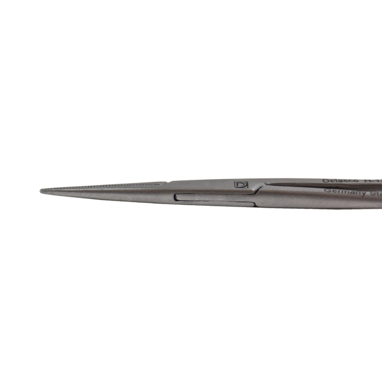 Delasco H-123 Micro-mosquito Hemostat, 4 3/4", Straight, Fine