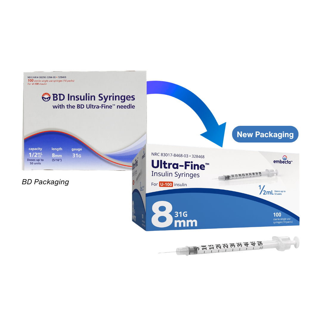 saryputtaHHBDリキッド0.5ml 0.5 ml Insulin Syringe with Needle - BD Ultra Fine | Delasco - Delasco