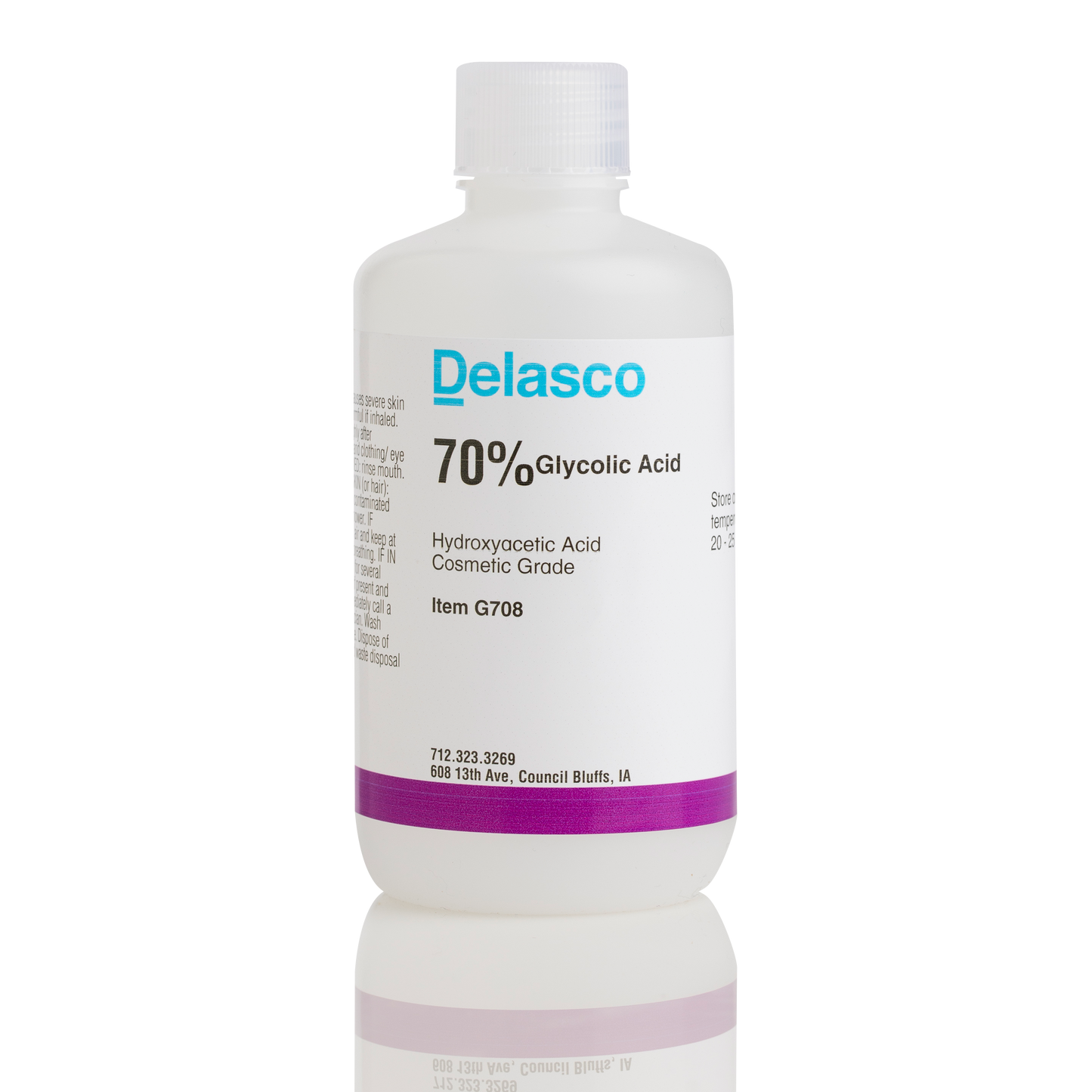 Delasco G708 Glycolic Acid 70% 8 oz