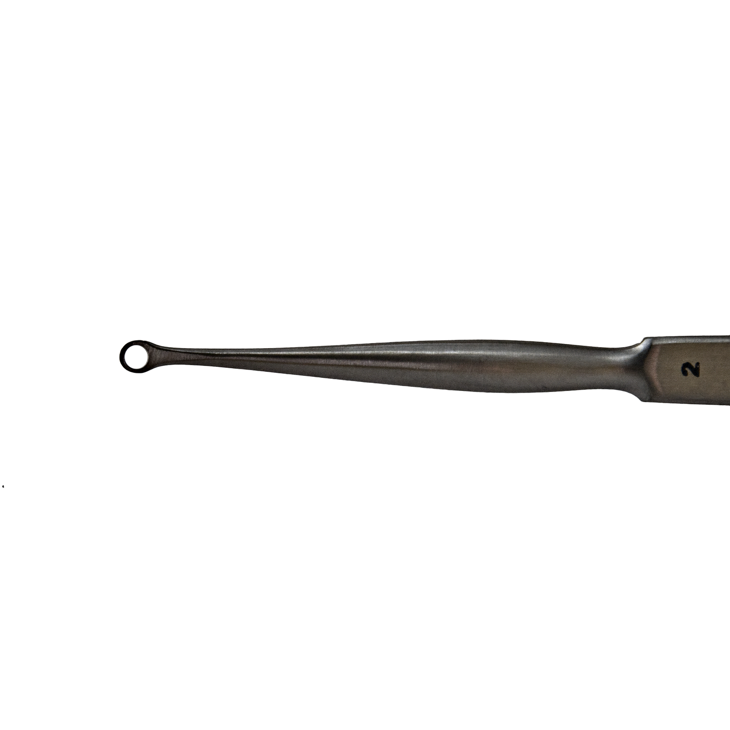 Delasco FCR-2 Fox Curette 5.5 in Straight 2mm Round