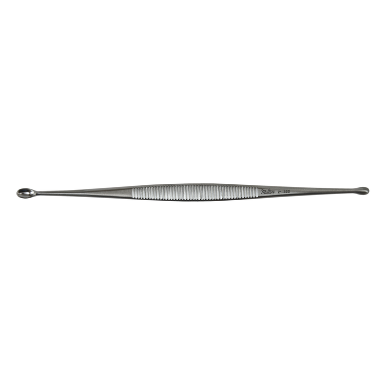 Miltex 21-322 Williger Curette 5.375 in, Double-Ended Oval Cups
