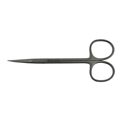 Delasco S-118 Iris Scissors 4.5 in Curved 25mm Sharp/Sharp