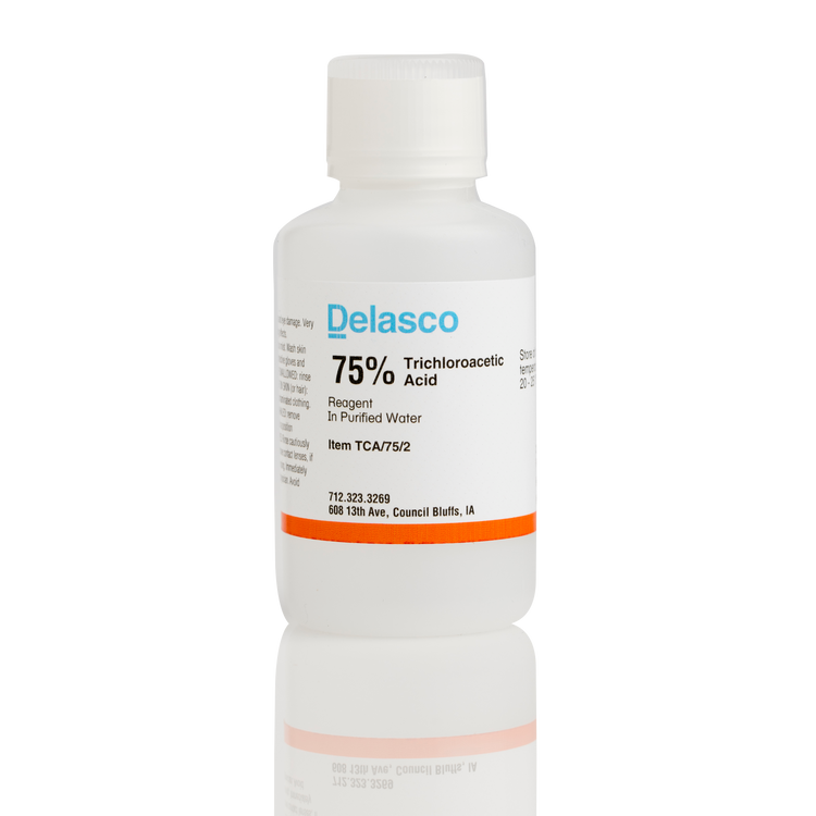 Delasco TCA/75/2 Trichloroacetic Acid 75% 2 oz