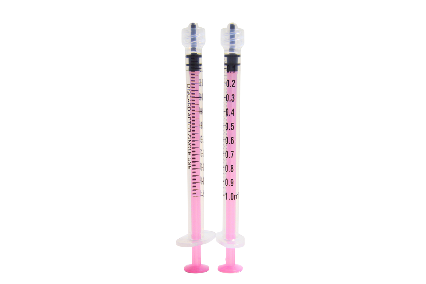 MinimLL® 1mL Low Dead Space Luer Lock - Pink