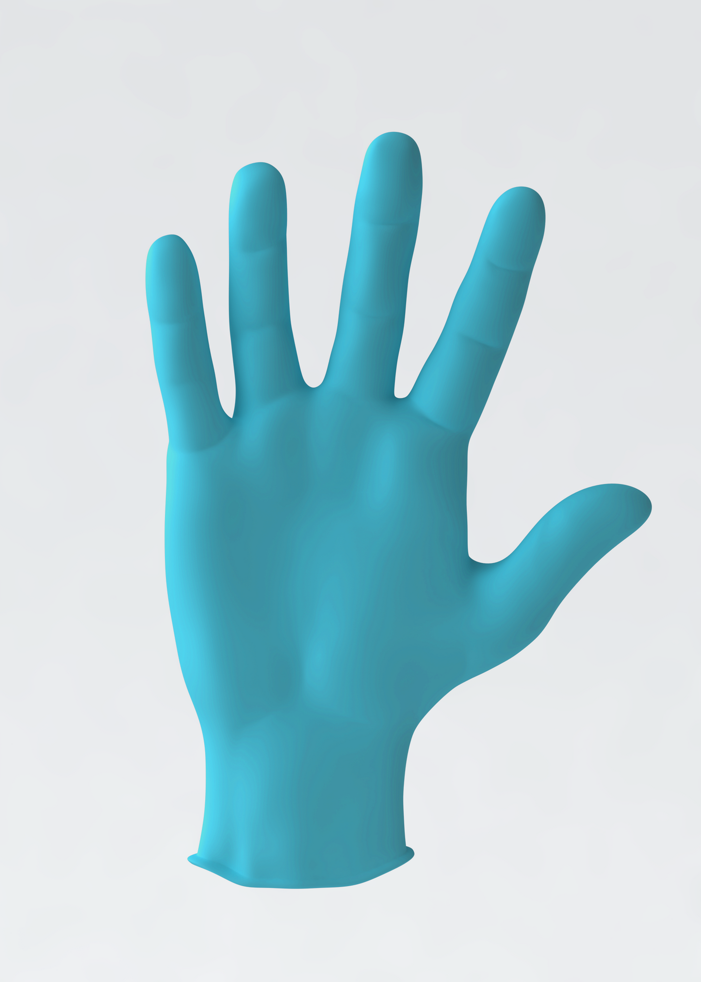 Ventyv Blue Kangaroo Nitrile Gloves, Box of 200