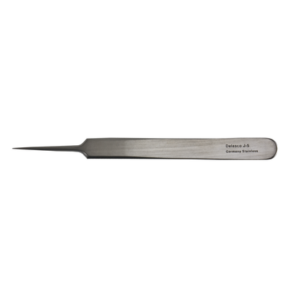 Delasco J-5 Jeweler's Forceps 4.375 in Straight 0.5mm