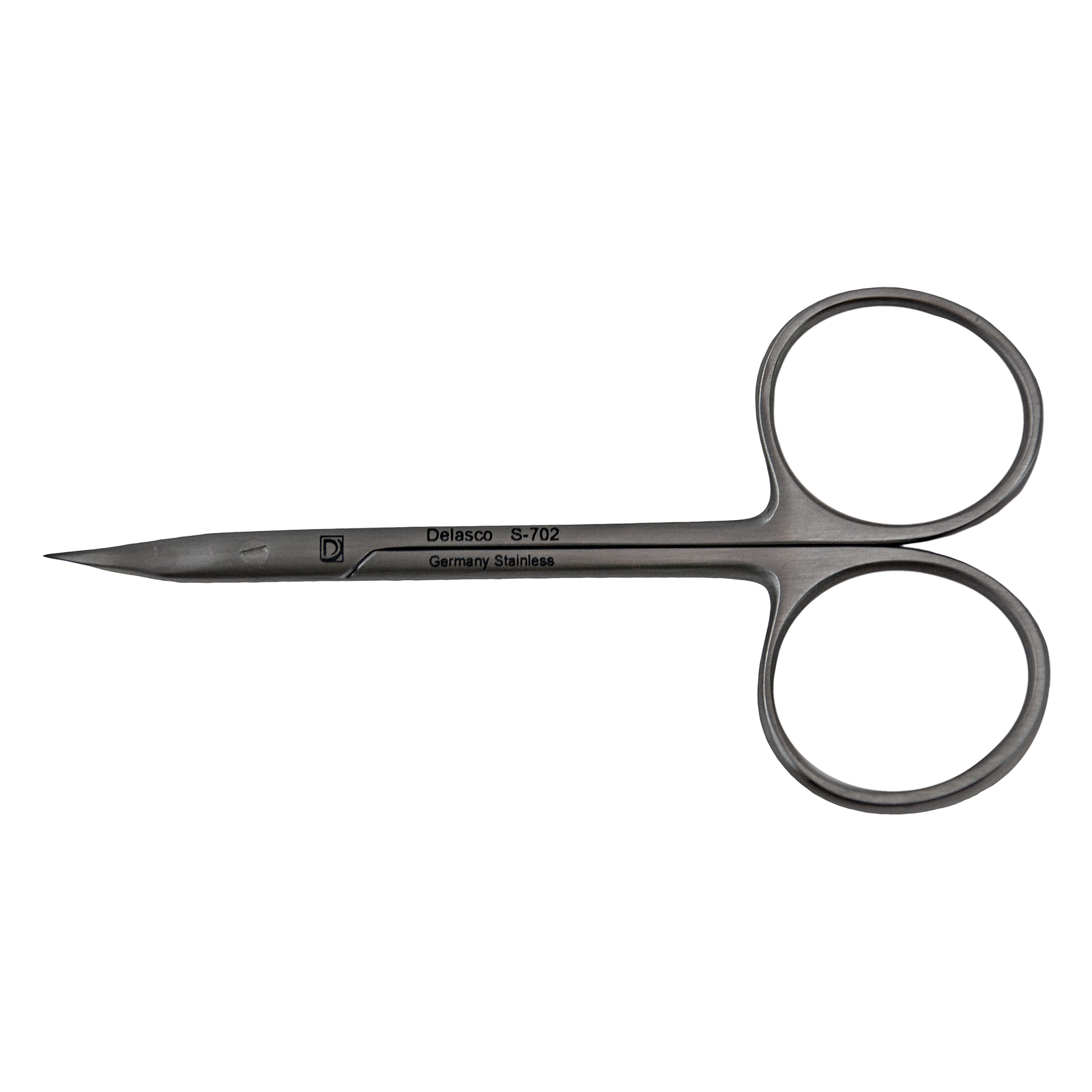 Delasco S-702 Gradle Scissors 3.75 in Curved 15mm Sharp/Sharp - Delasco