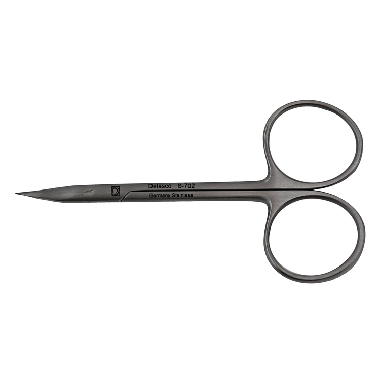 Delasco S-702 Gradle Scissors 3.75 in Curved 15mm Sharp/Sharp
