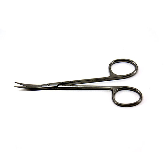 Delasco S-118 Iris Scissors 4.5 in Curved 25mm Sharp/Sharp