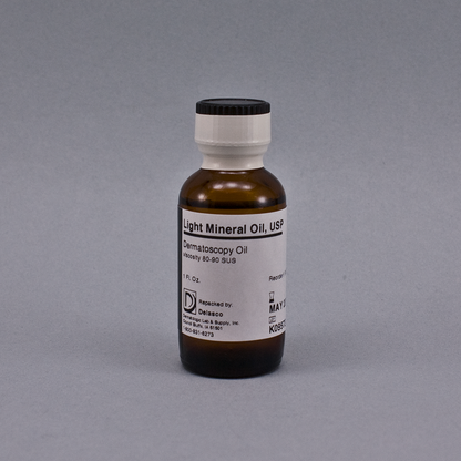 Delasco 910H Dermatoscopy Oil with dropper, 1 oz