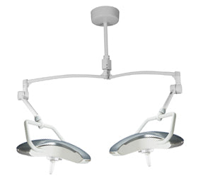 Burton Medical ALEDDC AIM LED Exam Light Universal Input, Double Ceiling Mount