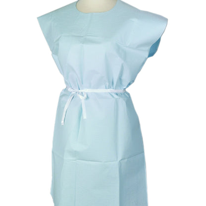 TIDI 918507 All Tissue Gowns, Blue