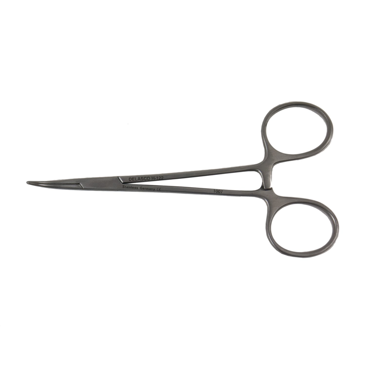 Delasco H-122 Micro-mosquito Hemostat, 4 3/4", Curved, Fine