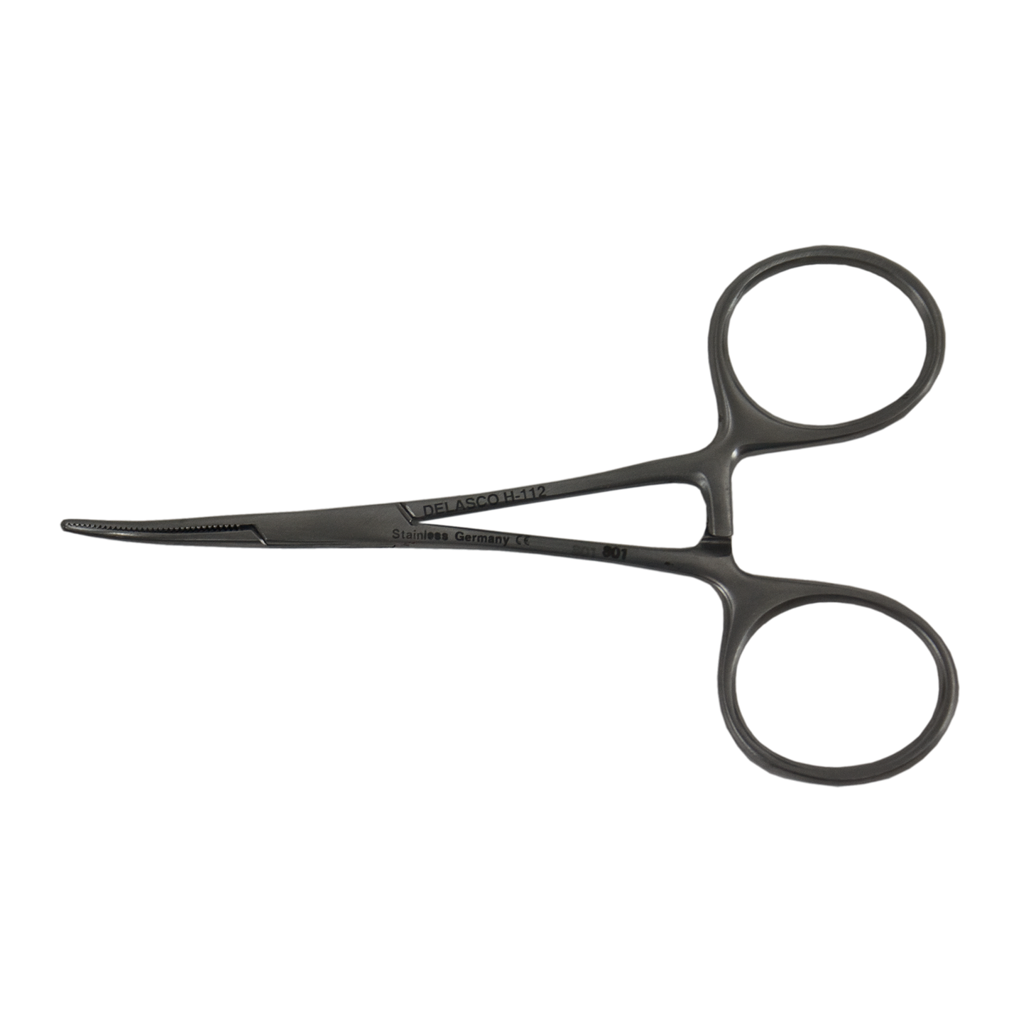 Delasco H-112 Pedifine Mosquito Hemostat 4in, Curved, Extra-Fine