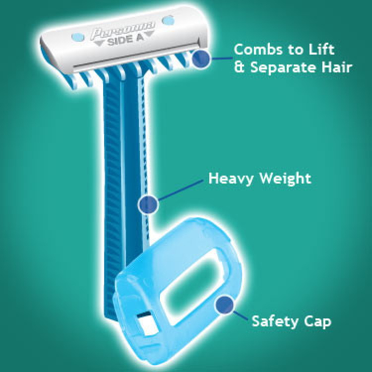 AccuTec Blades 75-4004-0000 Personna Premium Prep Razor, Double Edge, Pack of 100