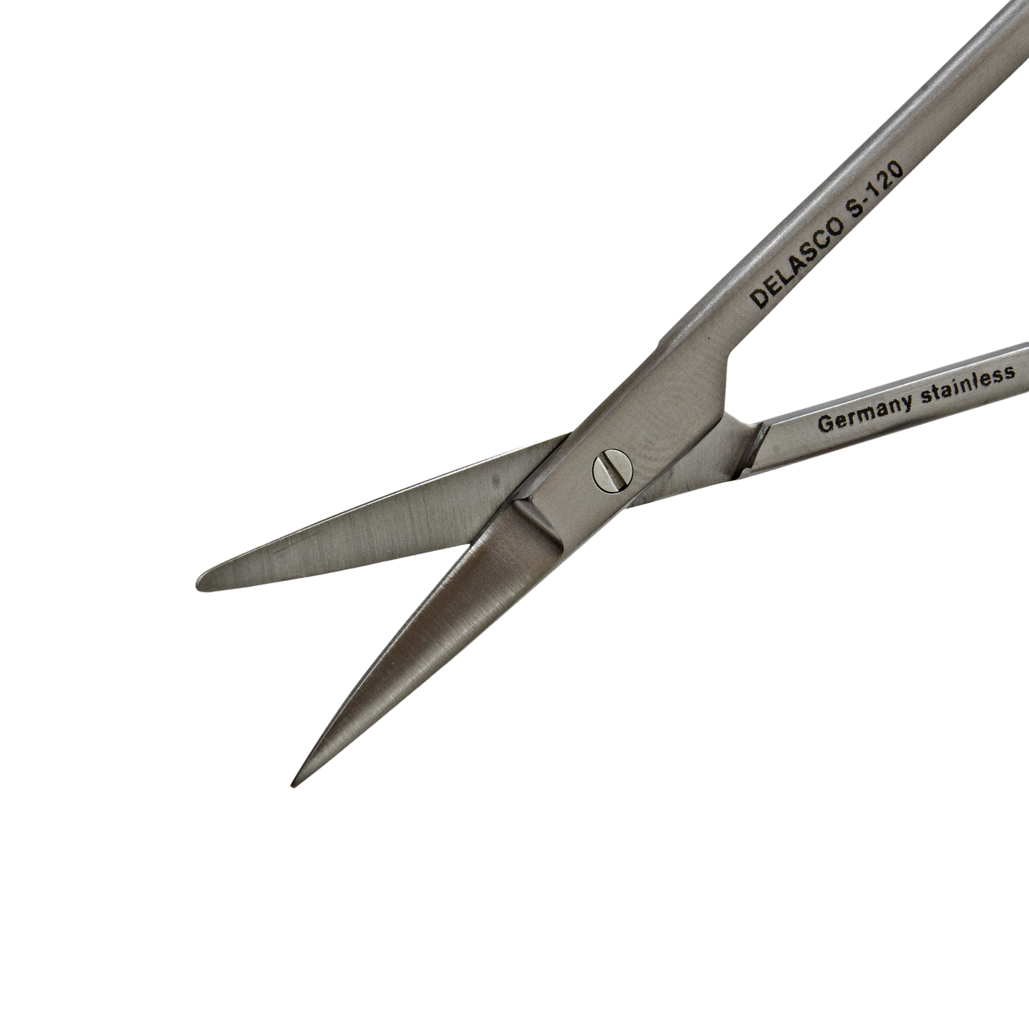 Delasco S-120 Iris Scissors 4.5 in Curved 20mm Sharp/Blunt SuperCut