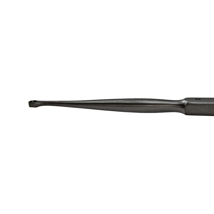 Delasco FCR-2 Fox Curette 5.5 in Straight 2mm Round