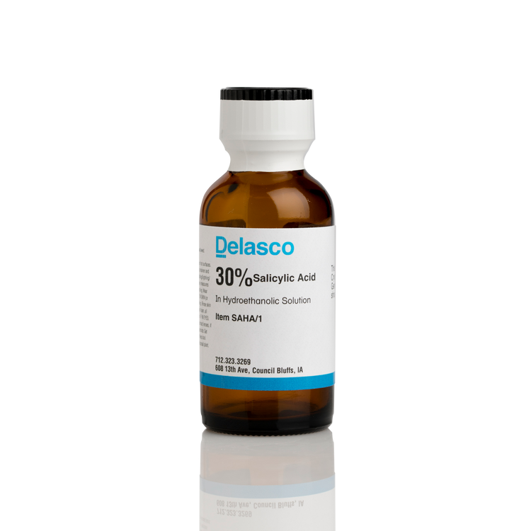 Delasco SAHA/1 Salicylic Acid 30% in Hydroethanolic Solution 1 oz