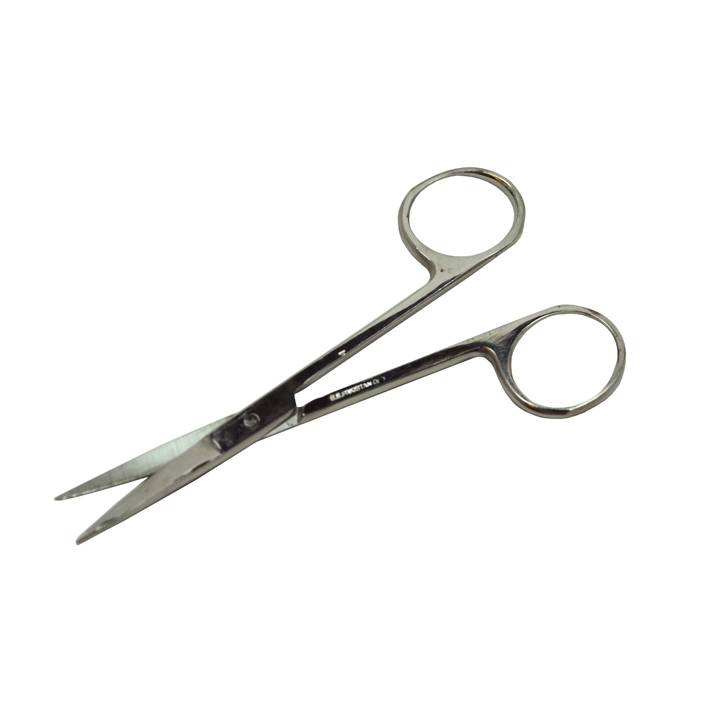 Delasco SS66 Scissor, Iris, 4 1/2", Straight, Disposable, Sterile, Pack of 10