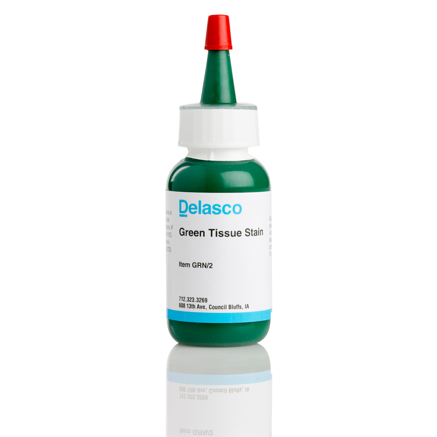 Delasco GRN/2 Green Tissue Stain 1 oz