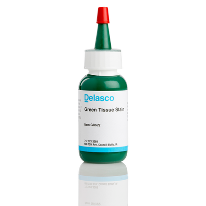 Delasco GRN/2 Green Tissue Stain 1 oz