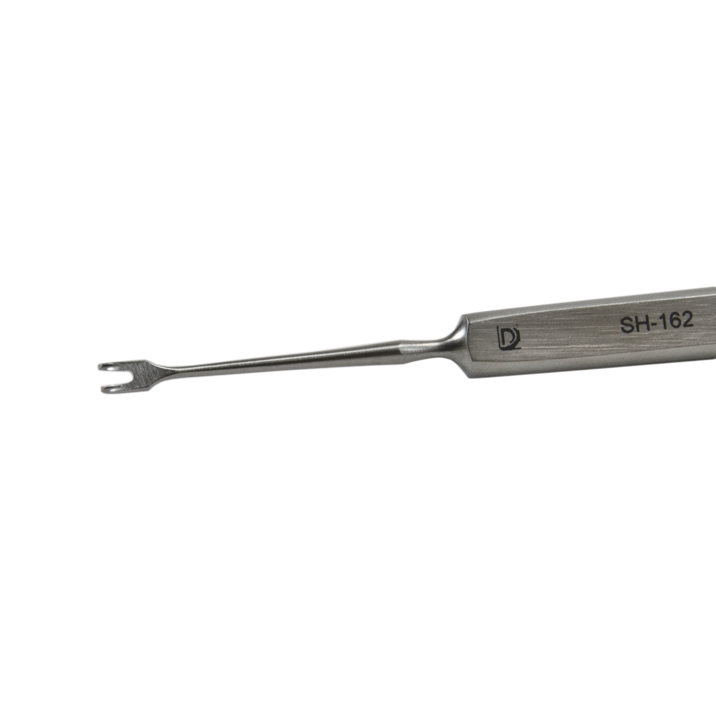 Delasco SH-162 Guthrie Skin Hook 4.75 in Straight Hook 1mm Dia. X 1.5mm Wide 2 Prong, Sharp
