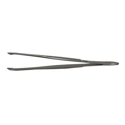 Delasco CF-3 Bergh Cilia Forceps 3.5 in Straight 5mm Serrated
