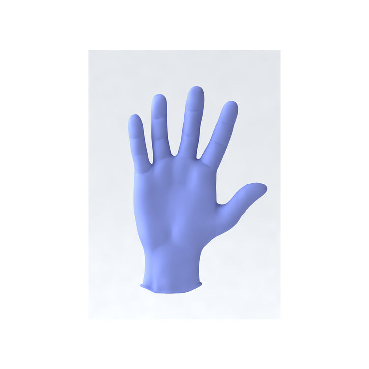 Ventyv Violet Blue Elephant Nitrile Gloves