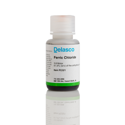 Delasco FC/2/1 Ferric Chloride 3.8 Molar 1 oz