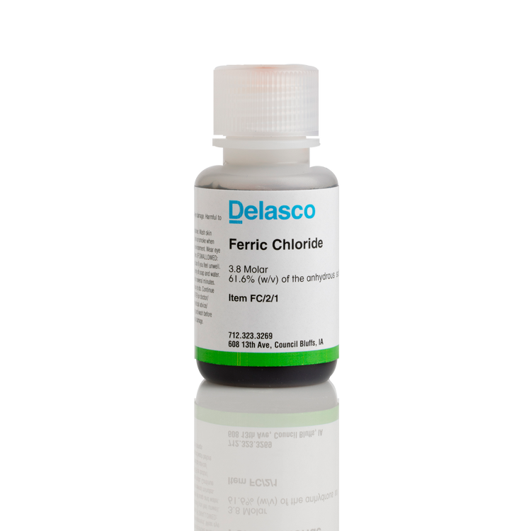 Delasco FC/2/1 Ferric Chloride 3.8 Molar 1 oz