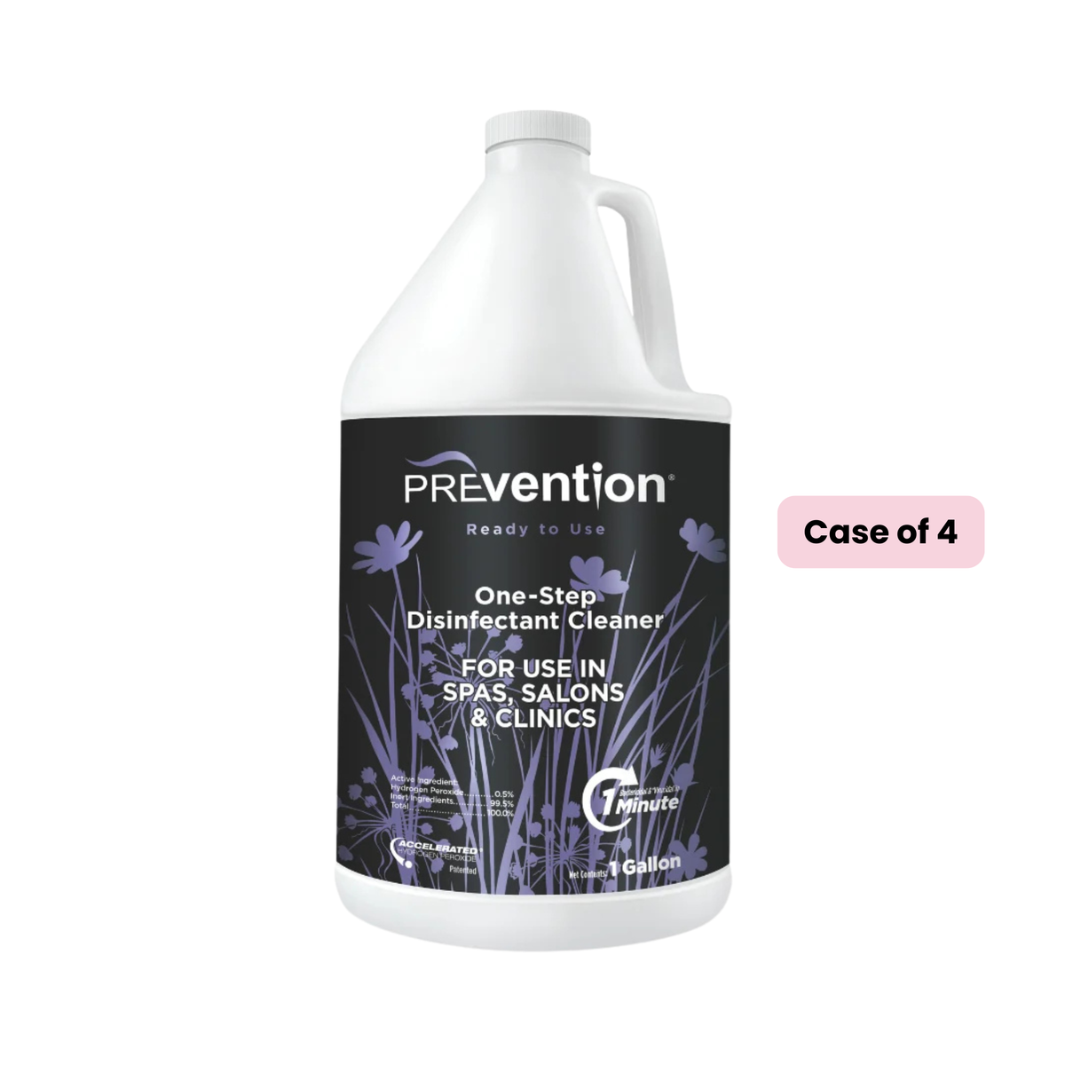 Prevention Ready-To-Use One Step Disinfectant Cleaner, Case of 4 x 128 oz