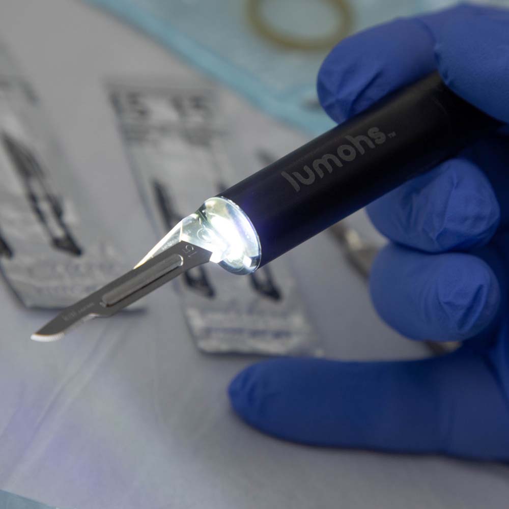 Lumohs NLS-1612-009 LED Lighted Scalpel Handle with Battery - Delasco