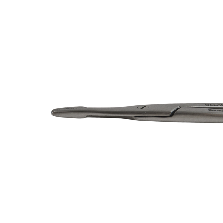 Delasco OHS-12 Olsen-Hegar Needle Holder/Scissors 4.75 in Straight 1.5mm Serrated