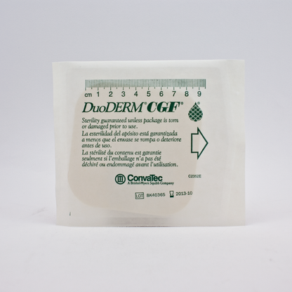 DuoDERM 187660 CGF Sterile Dressing, 4" x 4", Square, Sterile