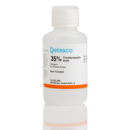 Delasco TCA/35/2 Trichloroacetic Acid 35% 2 oz