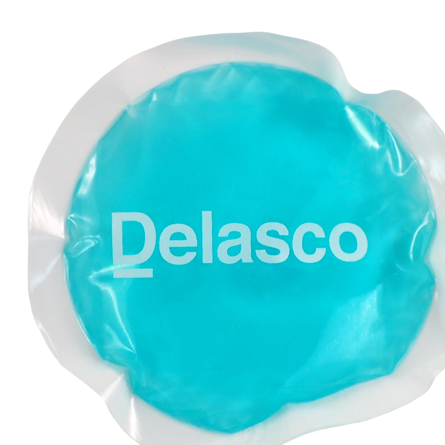 Delasco GEL/ROUND Gel Round, 4", Blue, Each