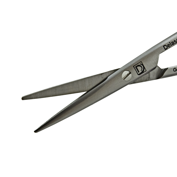 Delasco S-563 Metzenbaum Scissors 4.5", Fine, Straight, Blunt/Blunt, Stainless Steel