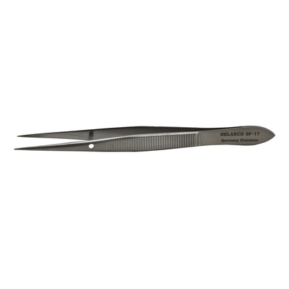Delasco SF-17 Splinter Forceps, 3 1/2", Serrated