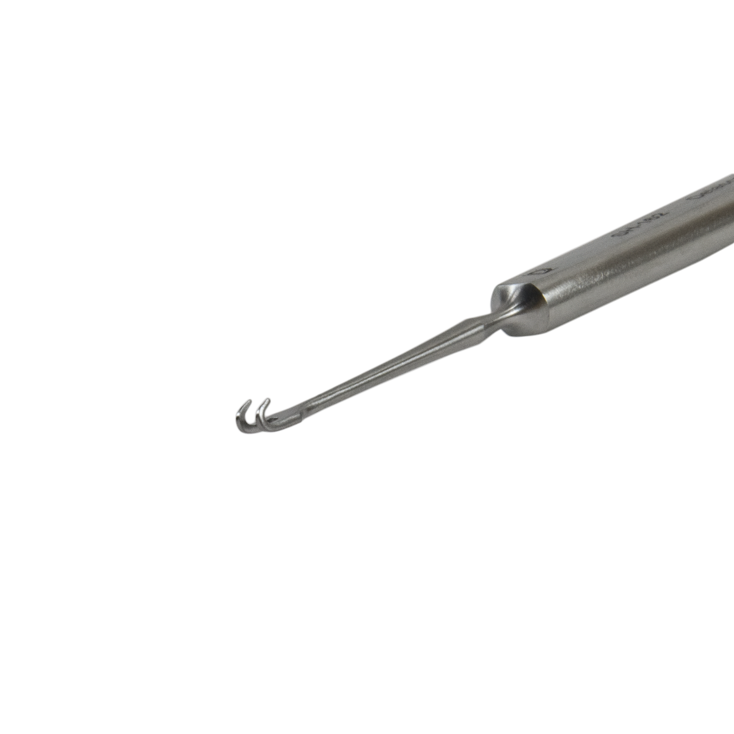 Delasco SH-162 Guthrie Skin Hook 4.75 in Straight Hook 1mm Dia. X 1.5mm Wide 2 Prong, Sharp