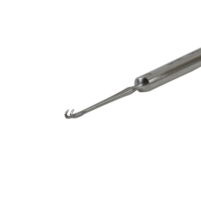 Delasco SH-162 Guthrie Skin Hook 4.75 in Straight Hook 1mm Dia. X 1.5mm Wide 2 Prong, Sharp