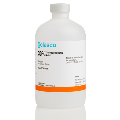 Delasco TCA/30/PT Trichloroacetic Acid 30% pint